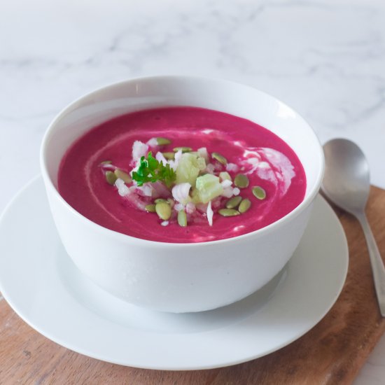 Healthy Beet Gazpacho