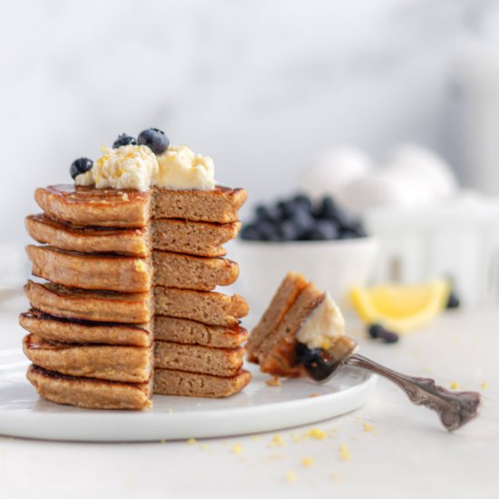 Healthy Lemon Ricotta Pancakes