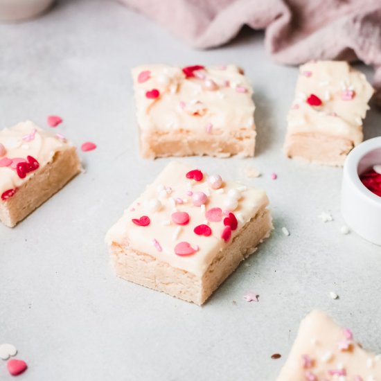 Valentine’s Day Sugar Cookie Bars