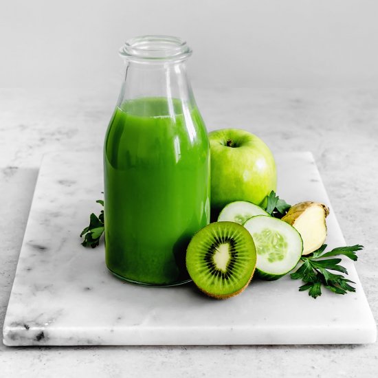 Green juice detox recipe