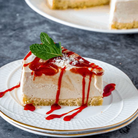 Guava Cheesecake (Vegan)