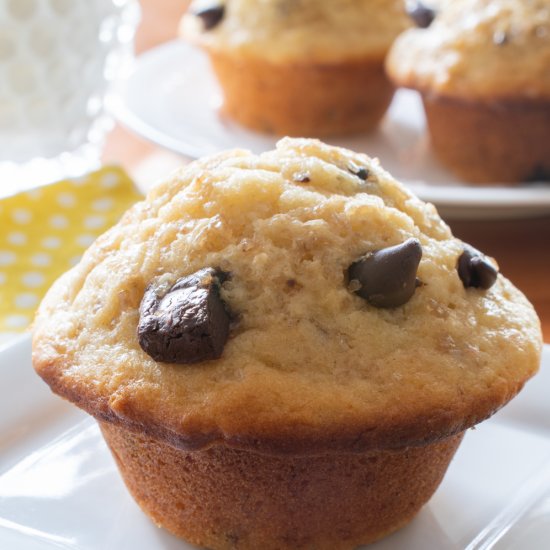 Banana Chocolate Chunk Muffins