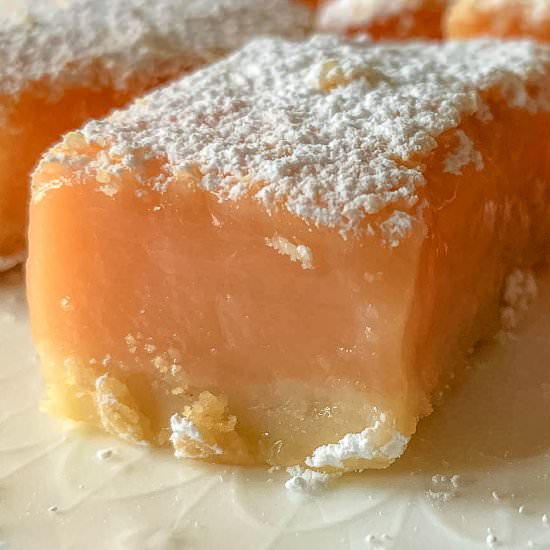 Creamy Pink Grapefruit Bars