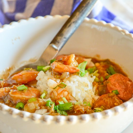 Shrimp, Crab and Sausage Gumbo