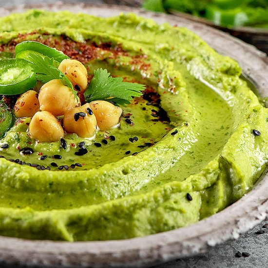 Cilantro Jalapeno Hummus