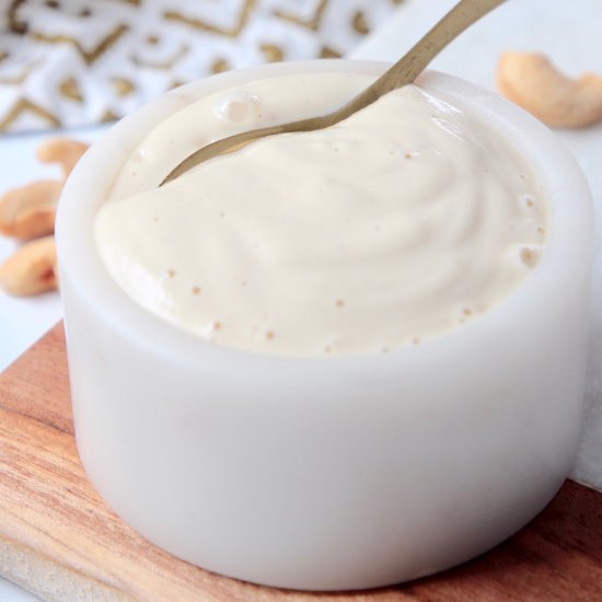 Roasted Garlic Cashew Cream Sauce