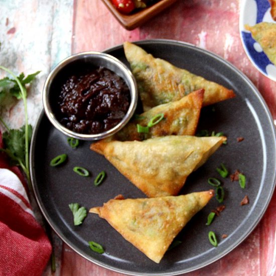 Easy Chicken Keema Samosa