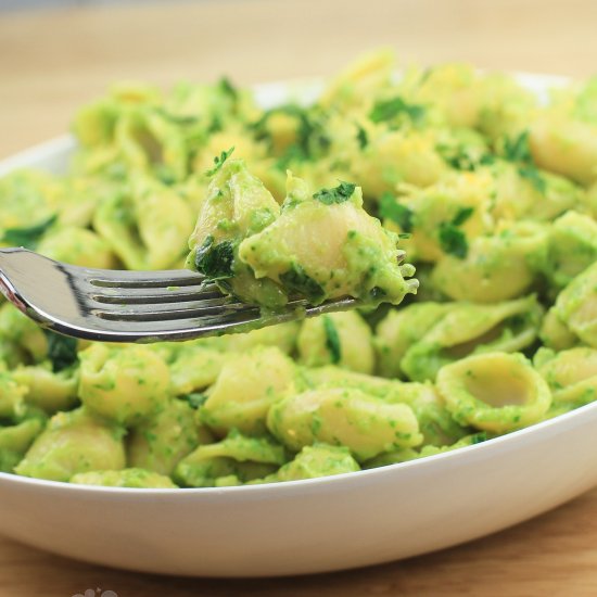 Avocado Spinach Pasta