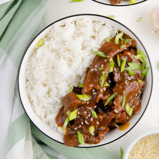 Instant Pot Mongolian Beef