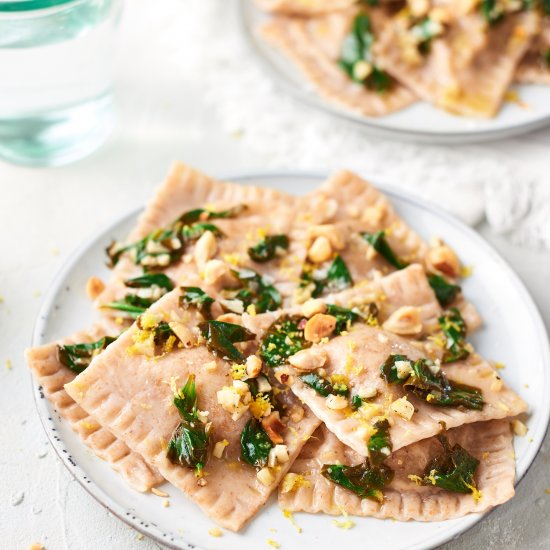 Vegan Butternut Squash Ravioli