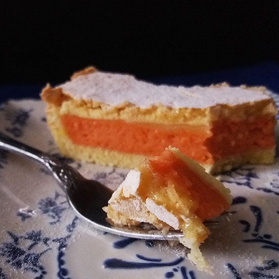 Blood Orange Curd Tart with Lady Fi