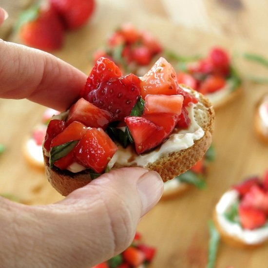 Strawberry Bruschetta