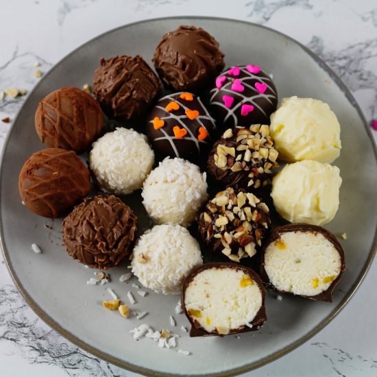 Cream Cheese Chocolate Truffles