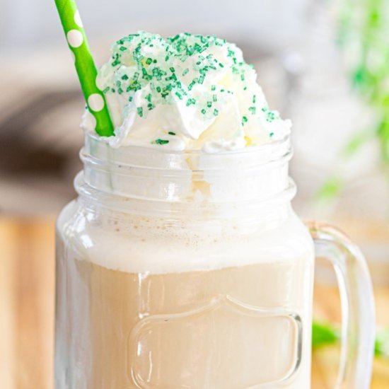 St. Patrick’s Day Iced Coffee