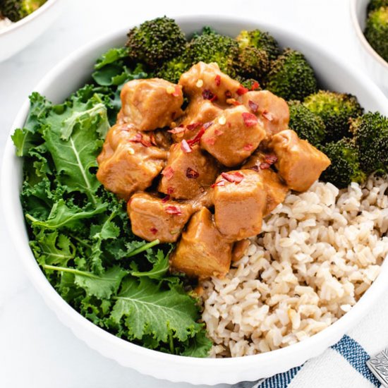 Peanut Tempeh Bowl