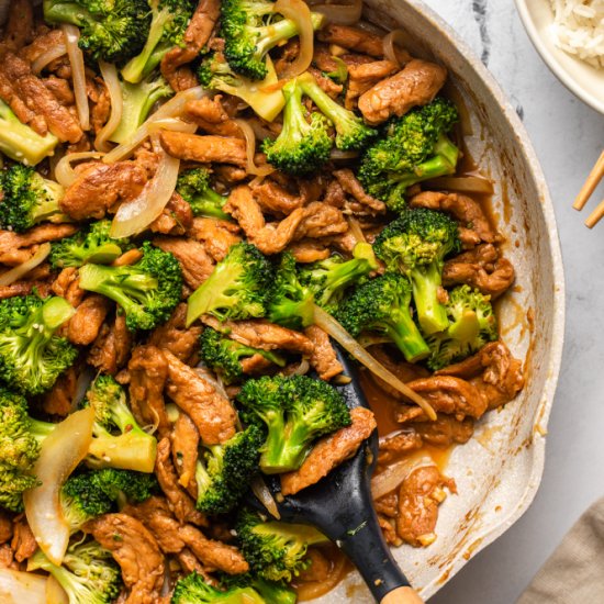 Vegan “Beef” & Broccoli