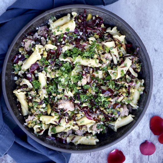 Campanelle With Sausage And Olives