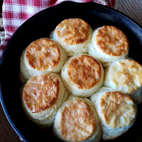 3 Ingredient Self Rising Biscuits