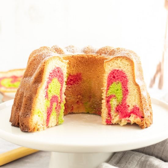 Vanilla Marble Bundt Cake