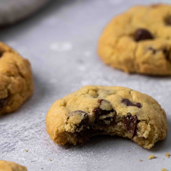 Air fryer chocolate chip cookies