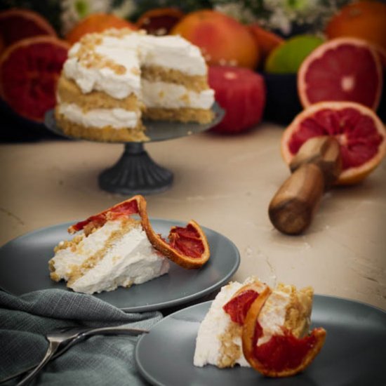 Grapefruit cake