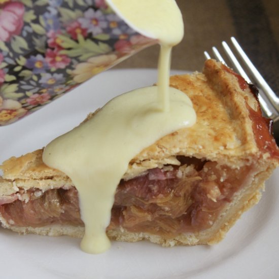 rhubarb (or strawberry rhubarb) pie