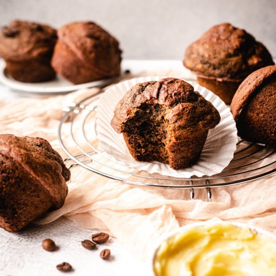 Whole Wheat Coffee Muffins