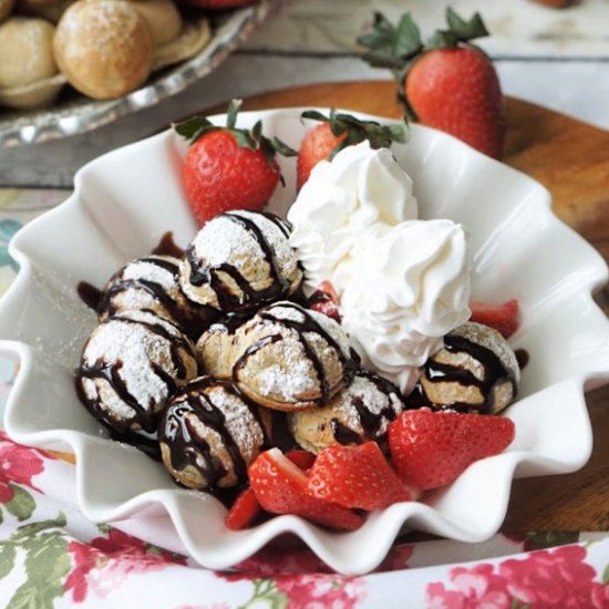 Sourdough Buckwheat Poffertjes