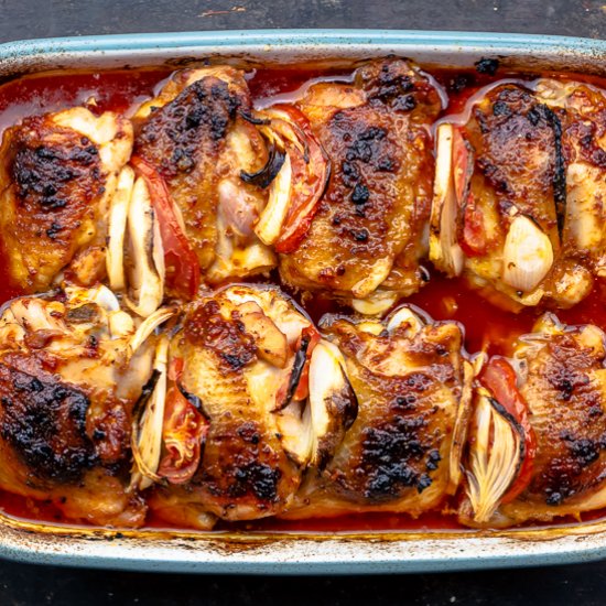 Baked Chicken Thighs