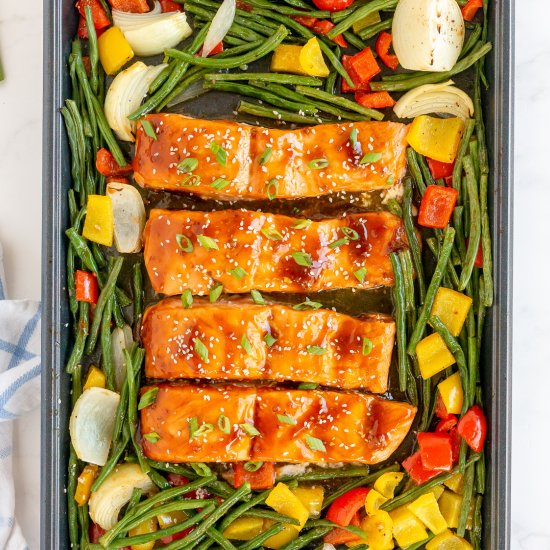 Easy Teriyaki Salmon and Vegetables