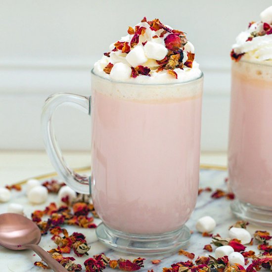 Rose White Hot Chocolate