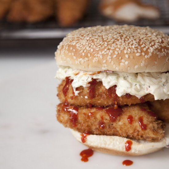 Chicken Katsu Sandwiches