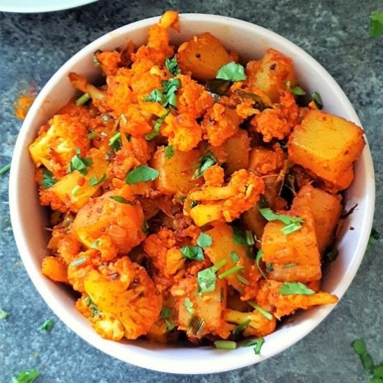 Aloo Gobi Stir Fry