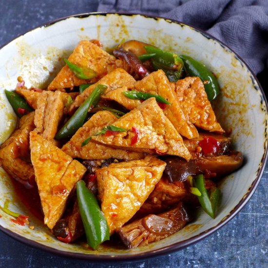 Chinese braised tofu