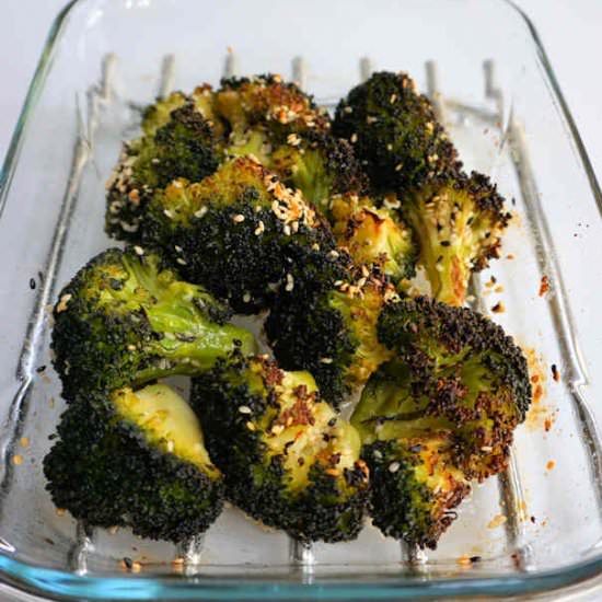 sesame roasted broccoli