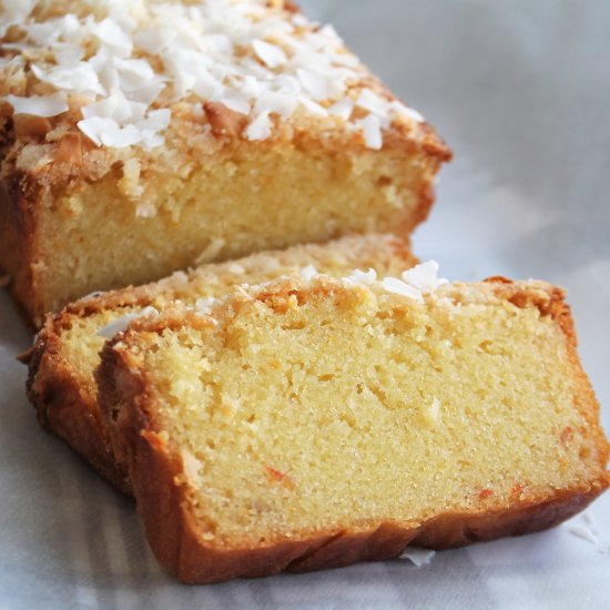 Orange Marmalade Loaf with Coconut