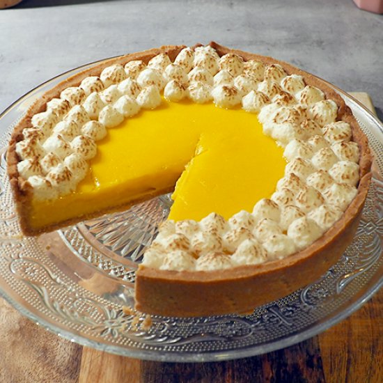 Mango Meringue Pie