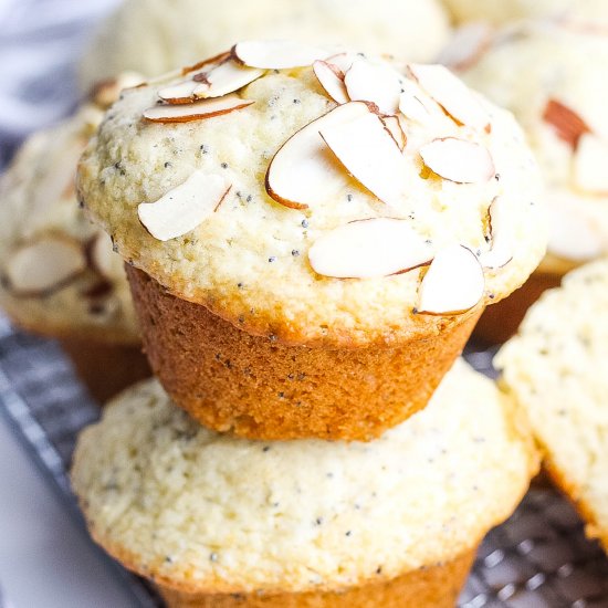 Almond Poppy Seed Muffins