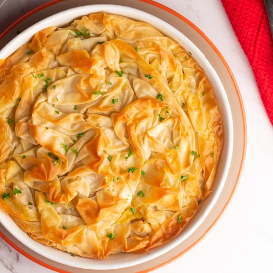 Easy Chicken Pot Pie with Phyllo