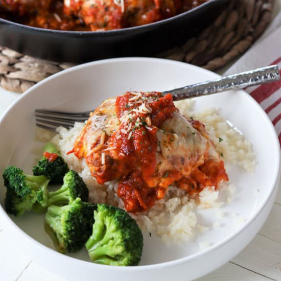 Low Carb Keto Chicken Parmesan