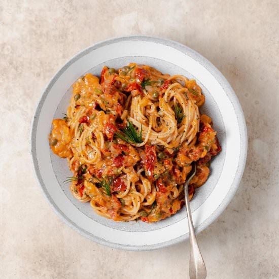 CREAMY SUN-DRIED TOMATO PASTA