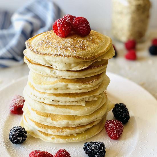 Oat Flour Pancakes