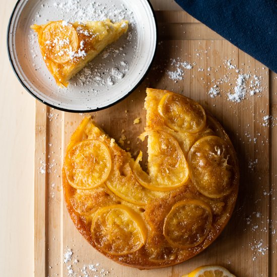 Whole Meyer Lemon Upside Down Cake