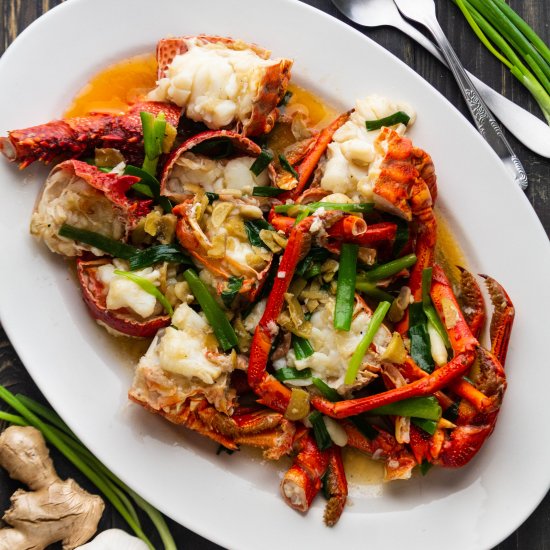 Ginger Scallion Lobster (蔥薑龍蝦)