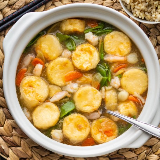 Seafood Tofu (玉孑豆府)