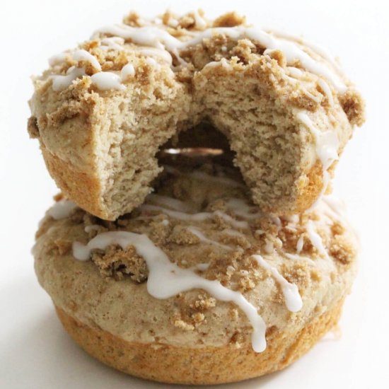 GF/V Coffee Cake Donuts