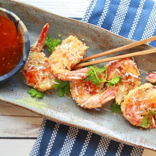 Gluten-Free Baked Coconut Shrimp