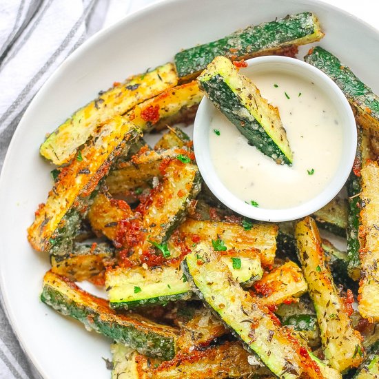 Parmesan Zucchini Fries