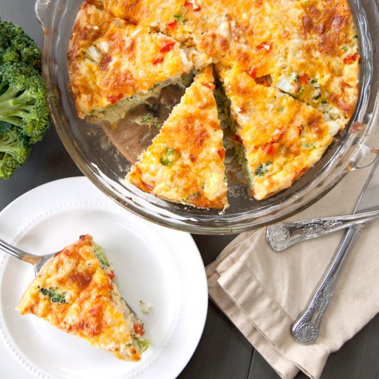 Broccoli Cheddar Pie