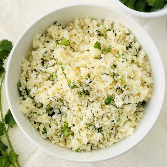 Cilantro Lime Cauliflower Rice IP